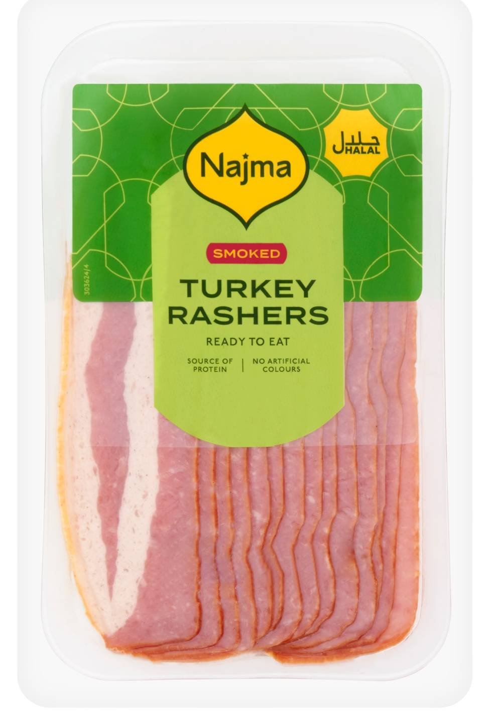 Najma Sliced Smoked Turkey Rashers 150G