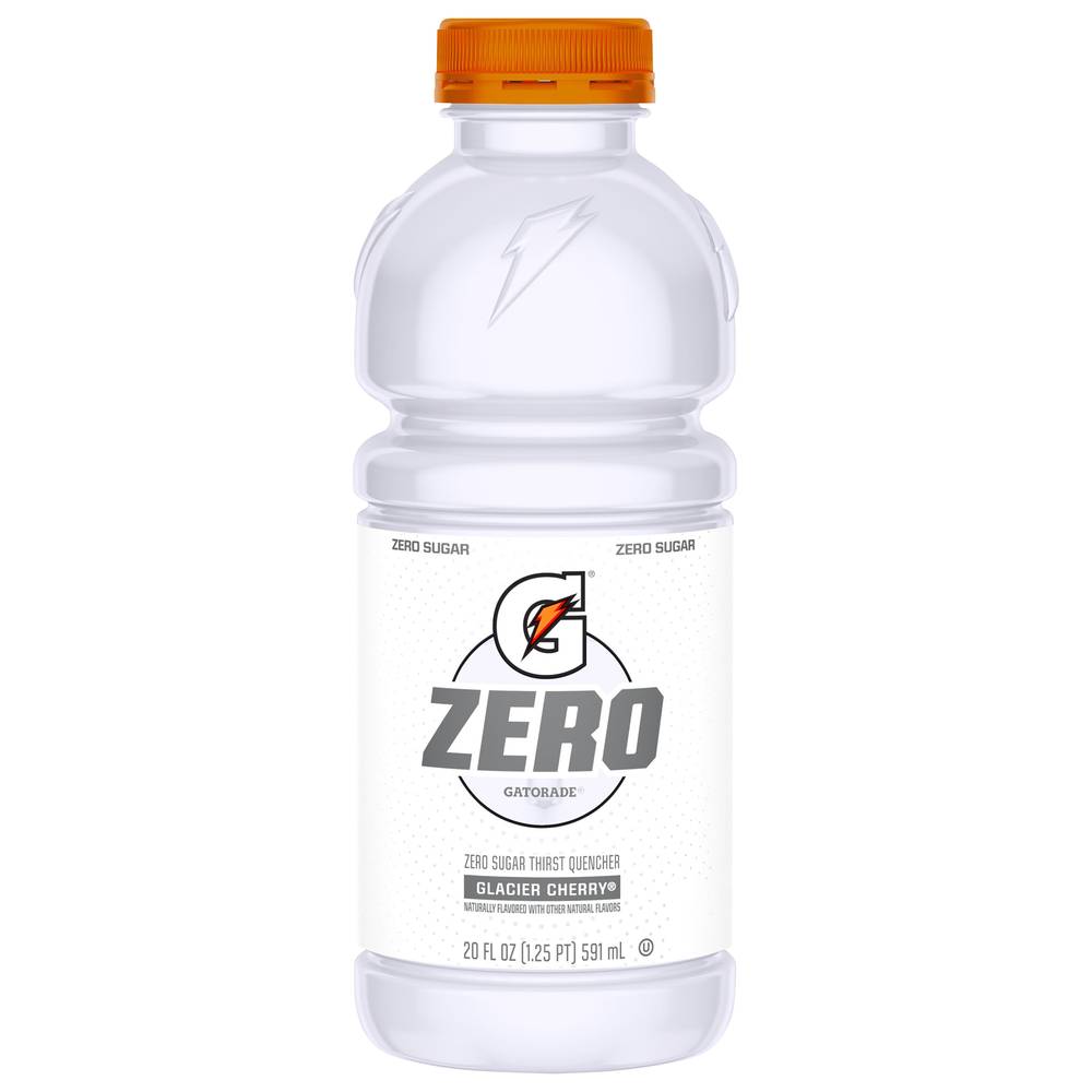 Gatorade Zero Sugar Thirst Quencher Sports Drink, Glacier Cherry (20 fl oz)