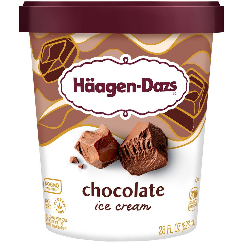 Häagen-Dazs Chocolate Ice Cream (28 fl oz)