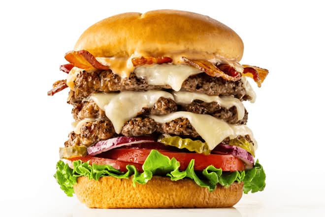 Triple Cheeseburger Combo