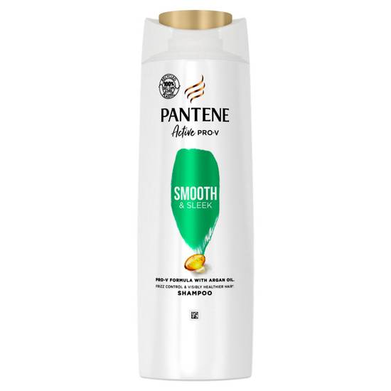 Pantene Pro-V Smooth & Sleek Silicone Free Frizz Ease Shampoo Pro-V Formula With Argan Oil 400ML
