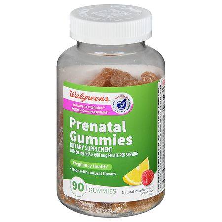 Walgreens Prenatal Gummy Raspberry Lemonade