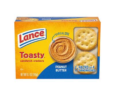 Lance Toasty Sandwich Crackers (peanut butter)