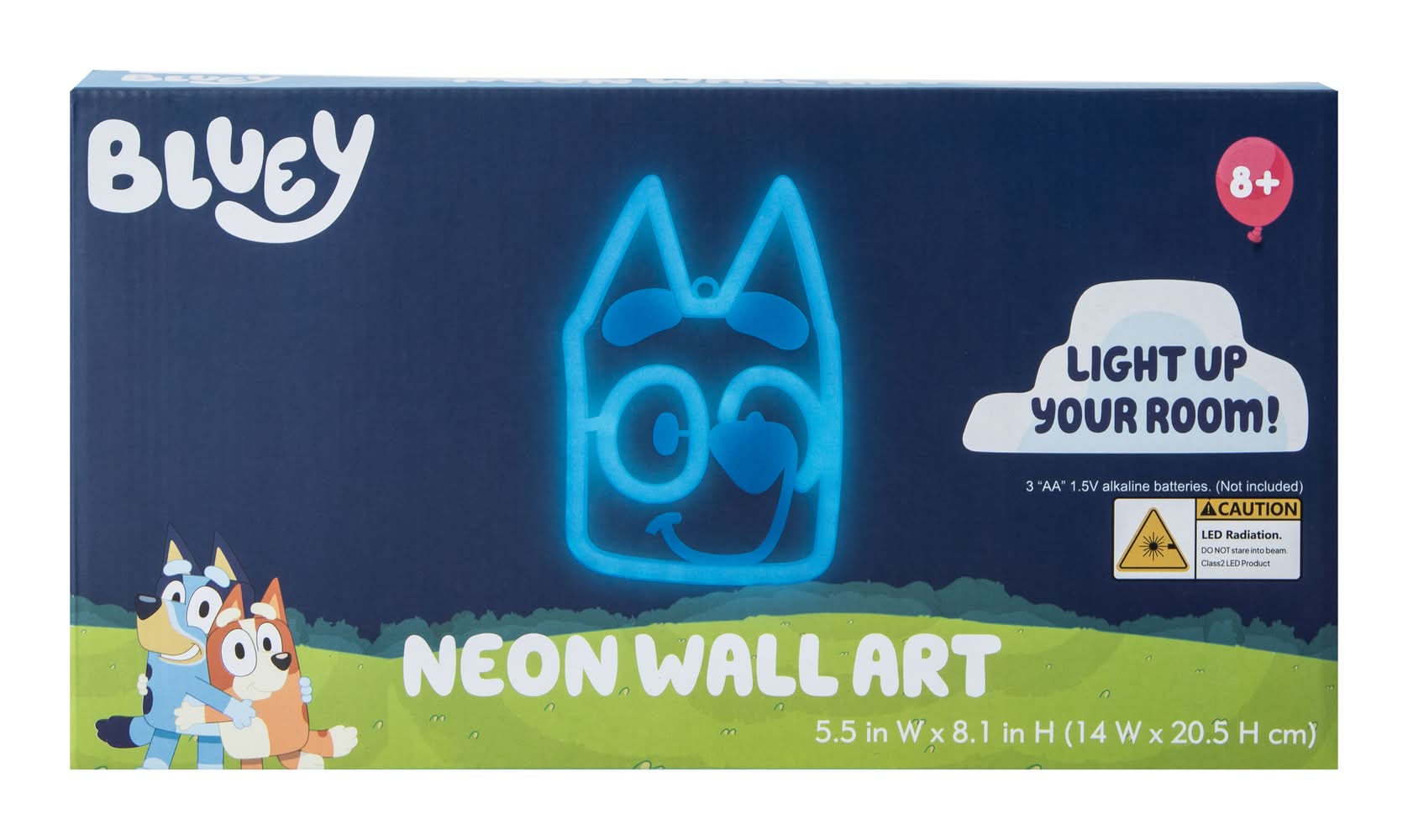 Bluey™ Neon Wall Art Bluey