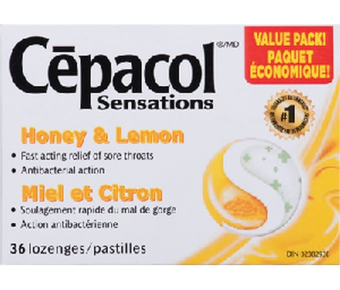 Cepacol Sensations Honey & Lemon Lozenges (40 g)