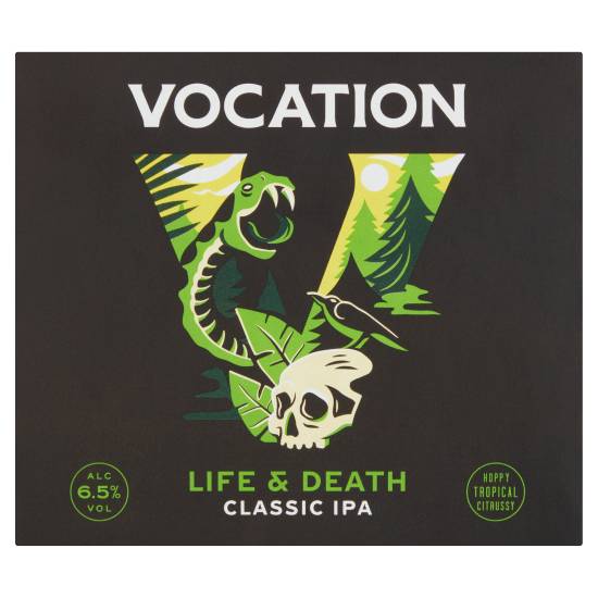 Vocation Brewery Life & Death Ipa Craft Beer Cans 4 X 330ml