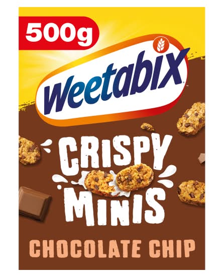 Weetabix Chocolate Chip, Crispy Minis Cereal (500g)