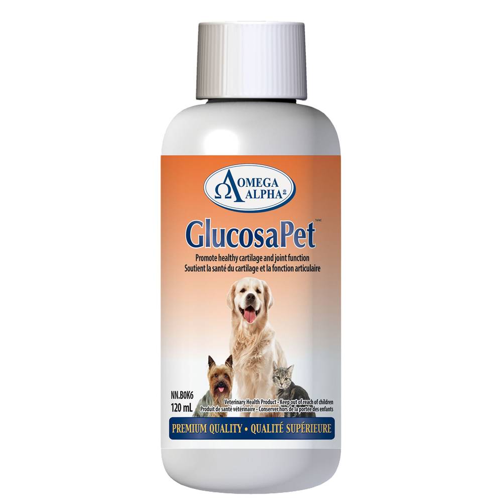 Omega Alpha Glucosapet Liquid Hip & Joint Supplement For Dogs & Cats (120 g)