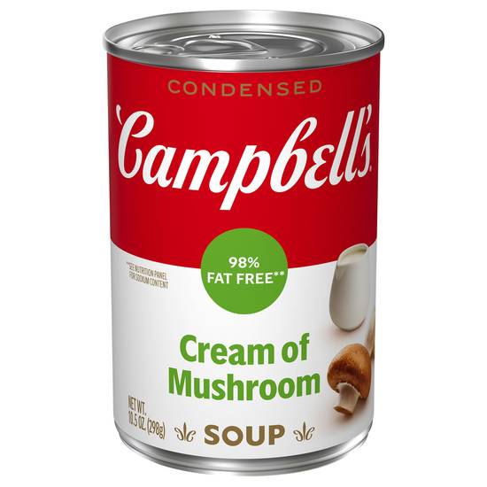 Campbell's 98% Fat Free Cream Of Mushroom Condensed Soup