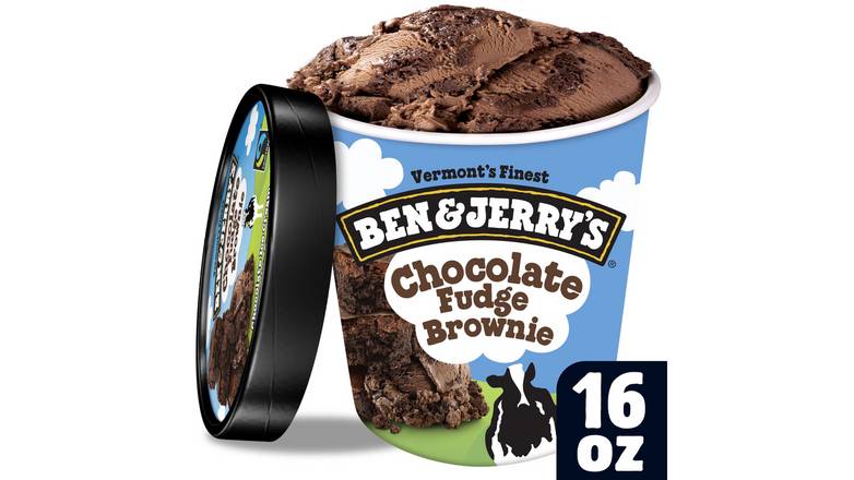 Ben & Jerry'S Chocolate Fudge Brownie Ice Cream Non-Gmo