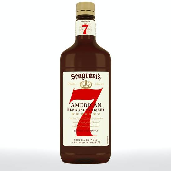 Seagram's 7 Crown Blended Whiskey (750ml bottle)