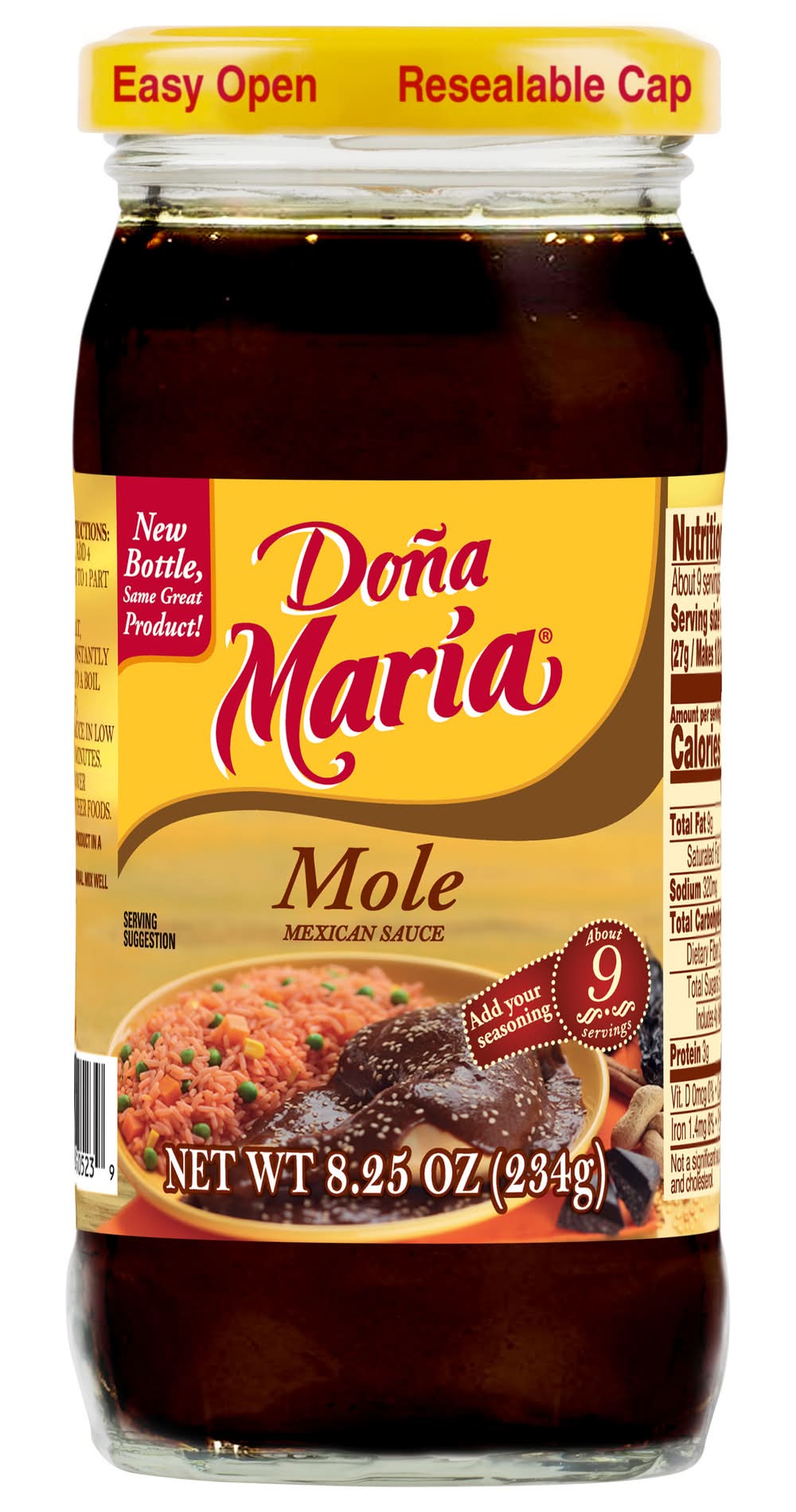 Doña María Mole Sauce, Mexican (8.25 oz)