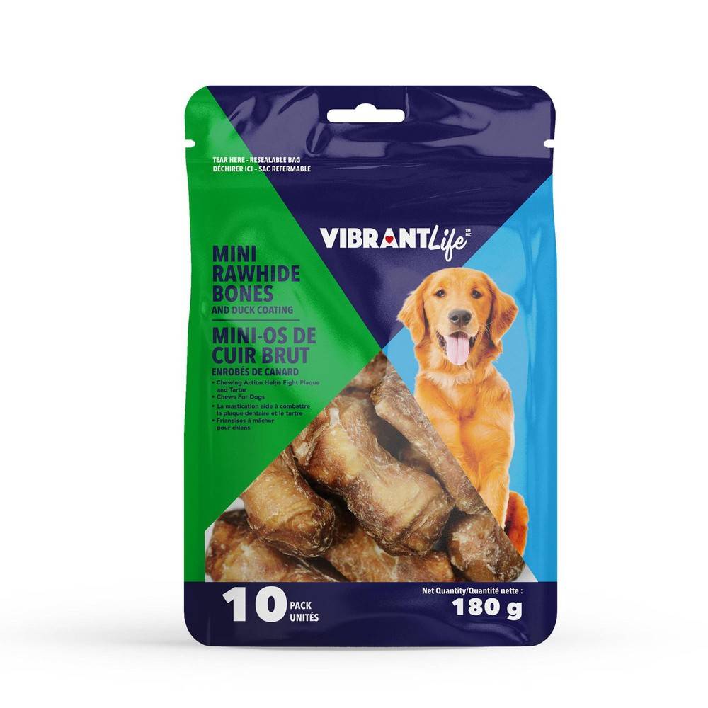 Vibrant Life Mini Rawhide Bones and Duck Coating Chews Delivery Near Me