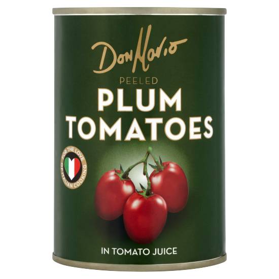 Don Mario Peeled Plum Tomatoes in Tomato Juice
