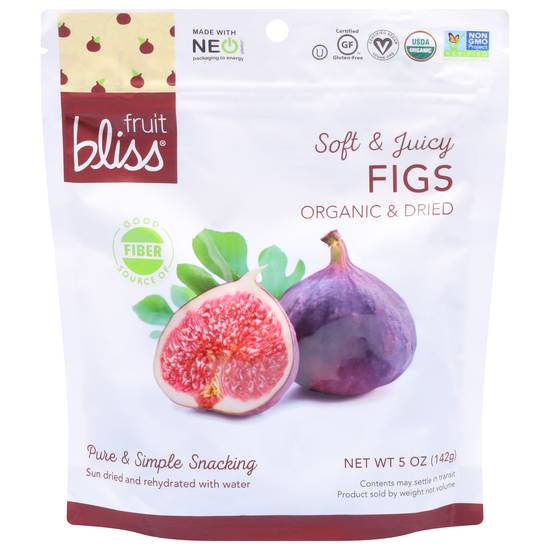 Fruit Bliss Organic & Dried Soft & Juicy Figs