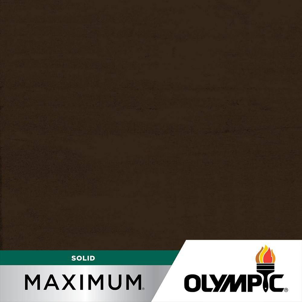 Olympic Maximum 1 Gal. Sc-1058 Oxford Brown Solid Color Exterior Stain And Sealer In One