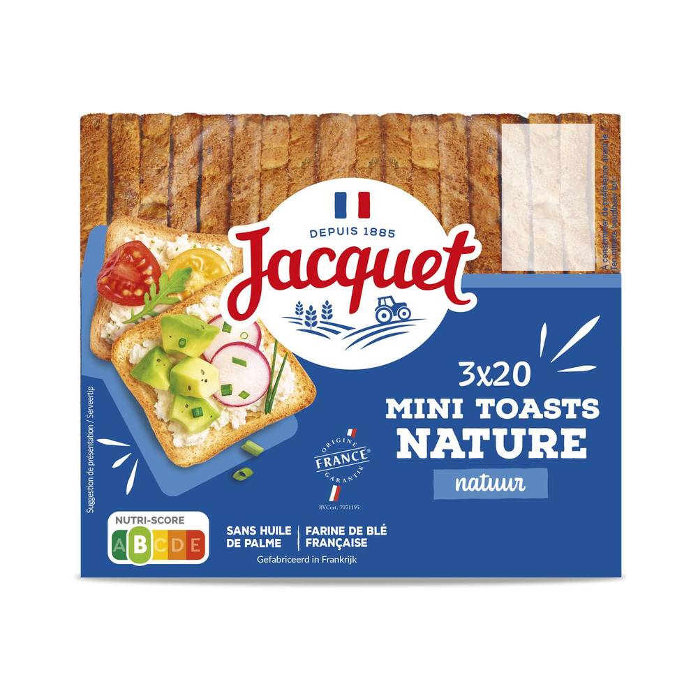 Jacquet - Mini toasts nature (3 pièces)