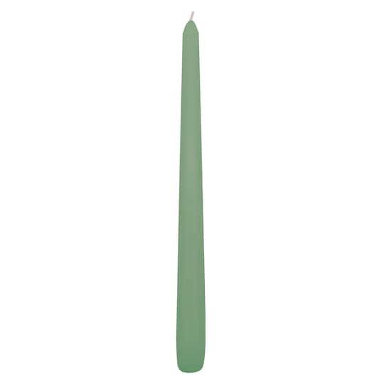 10" Sage Green Taper Candle By Ashland