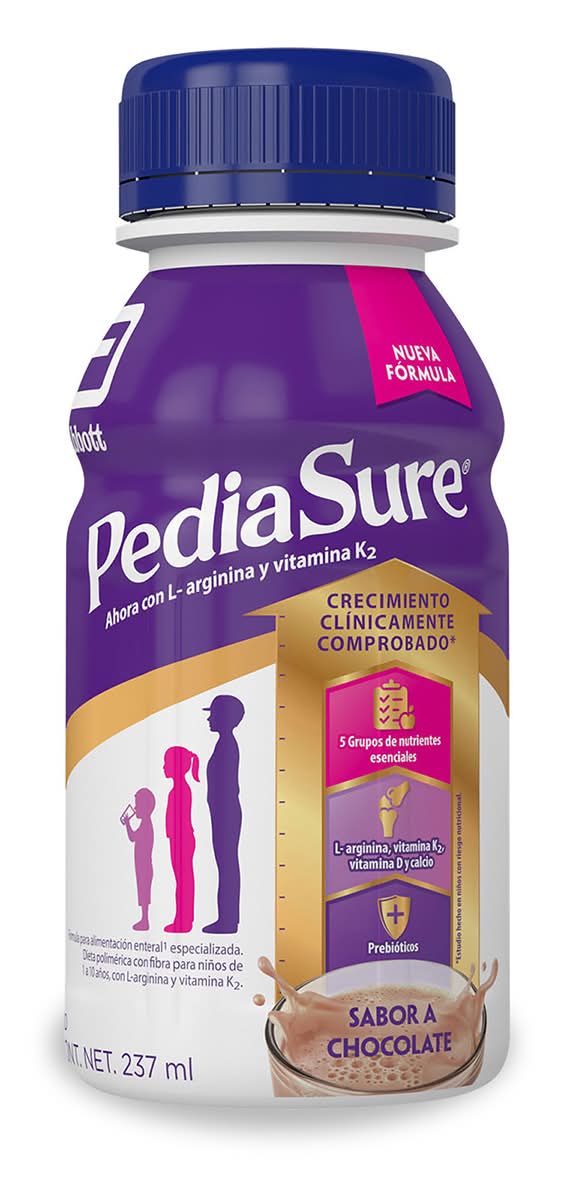 PediaSure · Fórmula alimenticia líquida infantil, chocolate (237 ml)