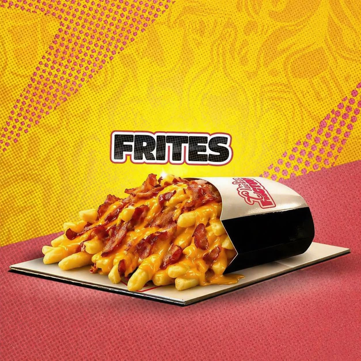 Fries 🍟 Cheddars Bacon (halal)