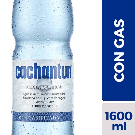 Cachantun - Agua mineral con gas - Botella 1.6 L