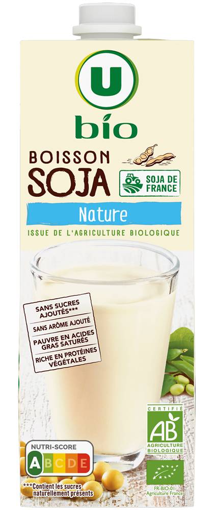 U Bio - Boisson végétale soja natre (1L)