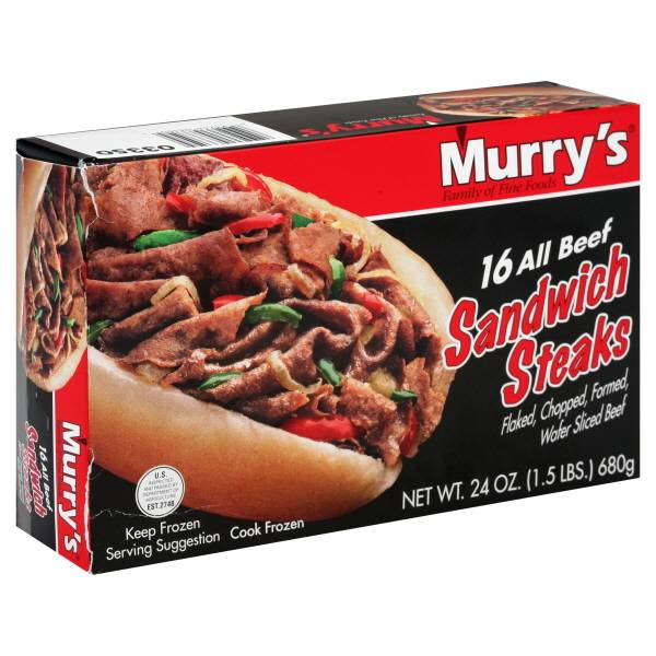 Murry's Sandwich Steaks (24 oz, 16 ct)