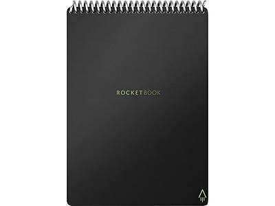 Rocketbook Flip Smart Reusable Executive Black Notepad