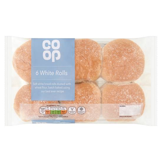 Co-Op White Rolls (6 pack)