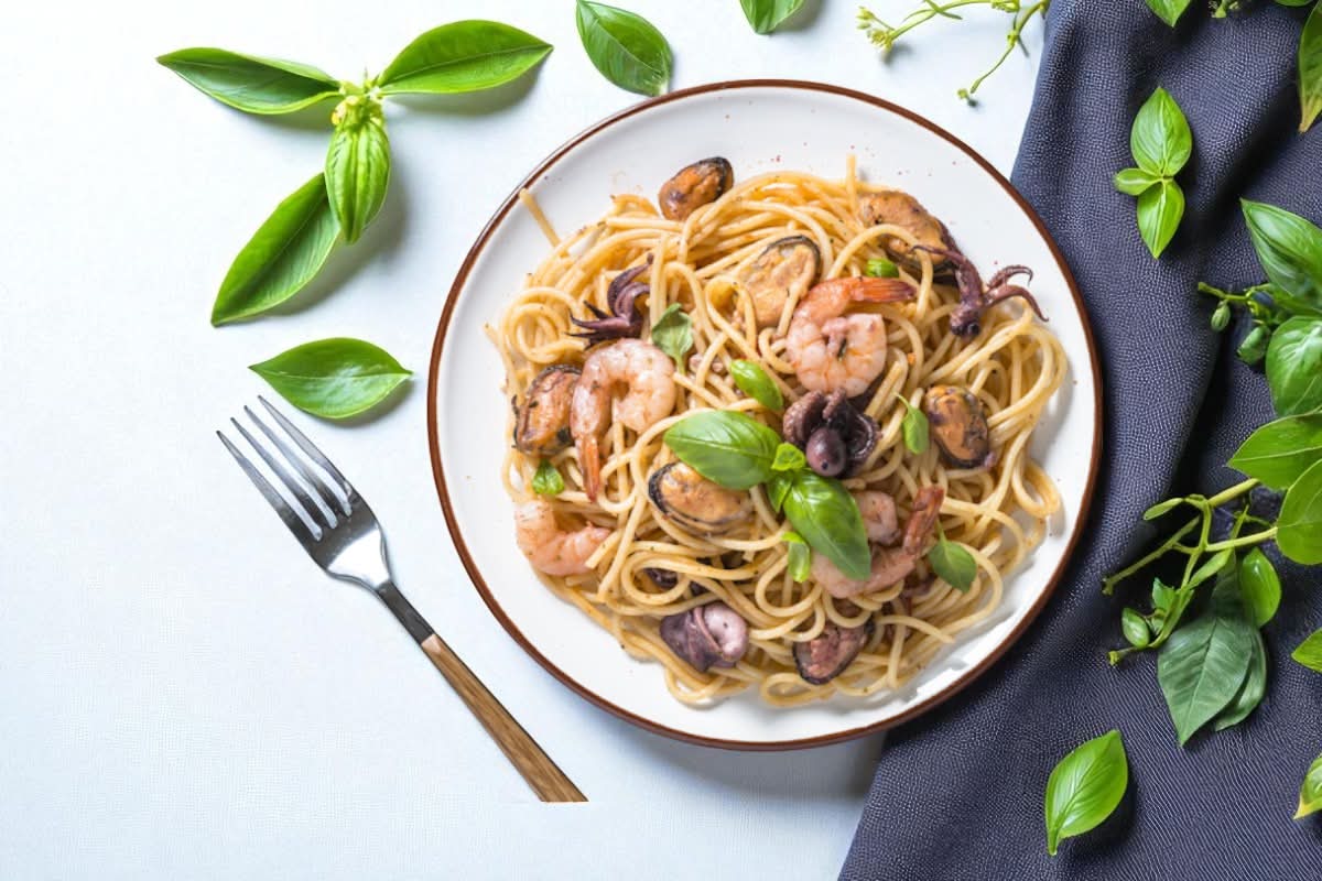 🍝 Spaghetti aux fruits de mer