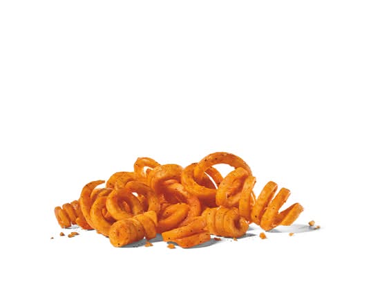 BBQ Potato Chip Flavored Seasoned Curly Fries