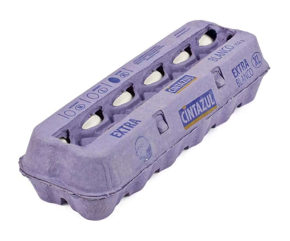 Cintazul · Huevos blancos - XL (12 un)