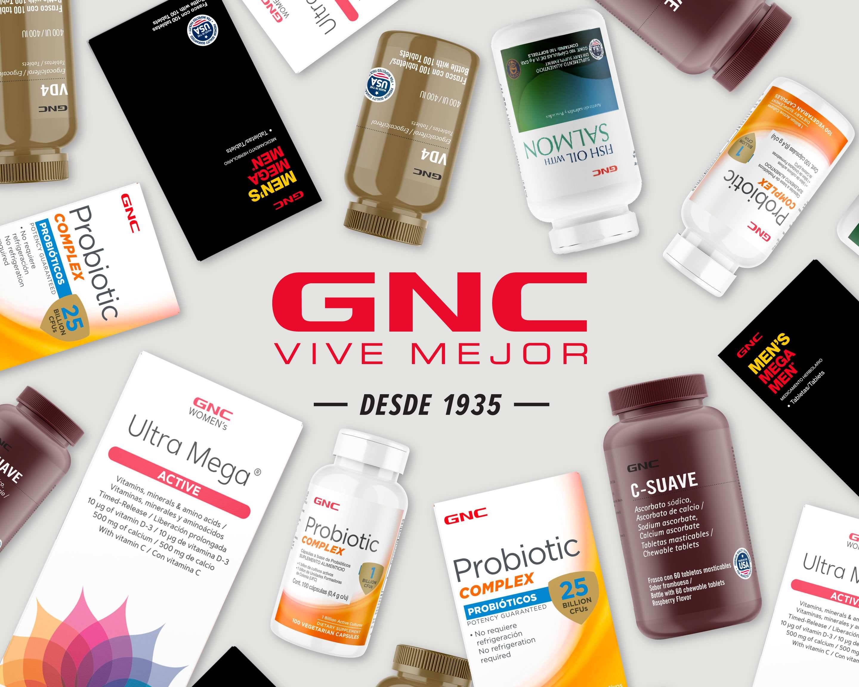 GNC Ácido Fólico - 400 mcg - 100 tabletas. - GNC