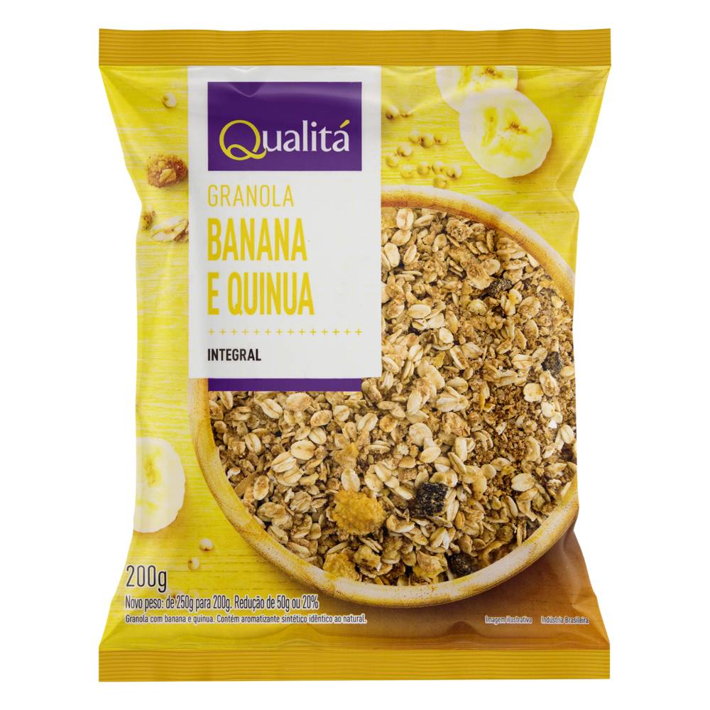 Qualitá granola banana e quinua integral (200g)