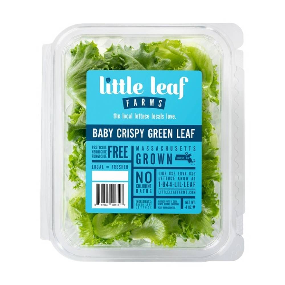 Little Leaf Farms Baby Crispy Green Leaf Lettuce (4 oz)