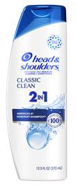 Head & Shoulders - 2 in 1 Classic Clean Shampoo - 12.5oz/6ct