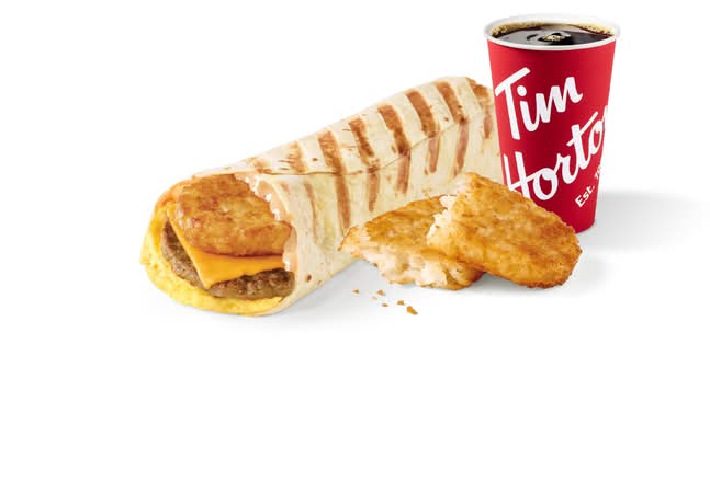 Veggie Breakfast Wrap Meal