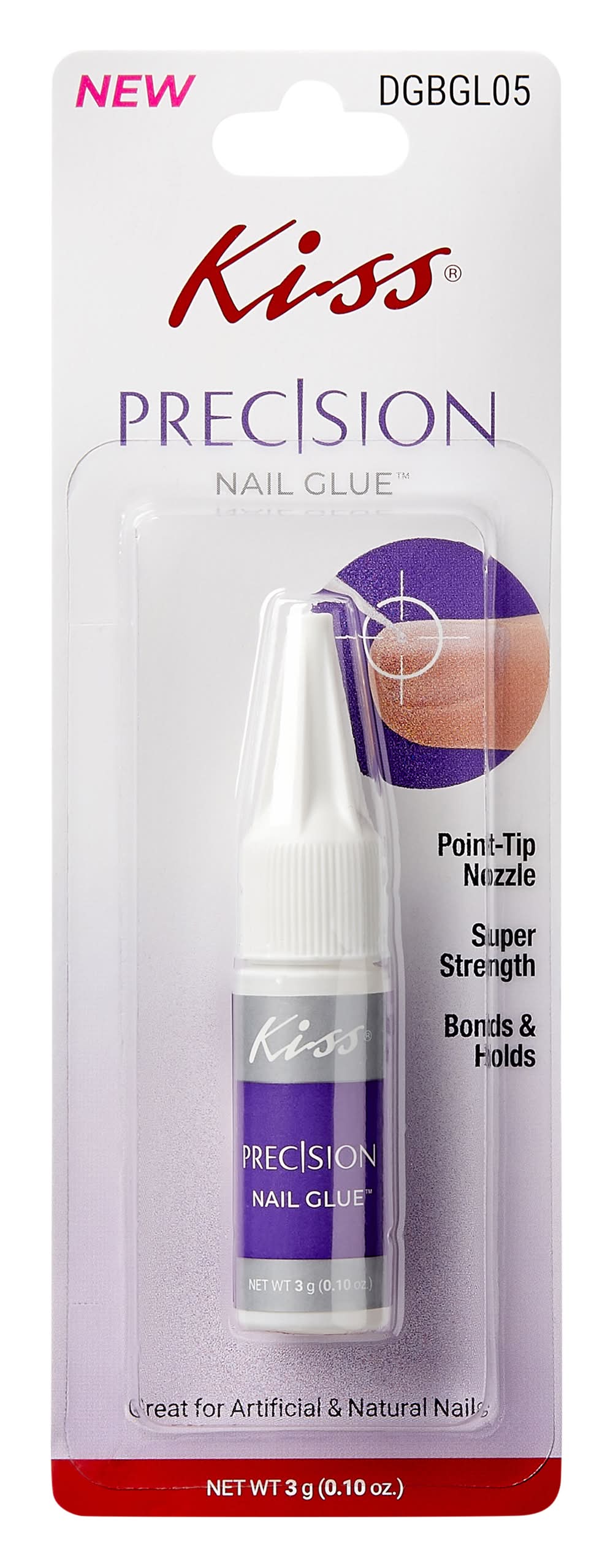 Kiss® Precision Nail Glue 0.10oz