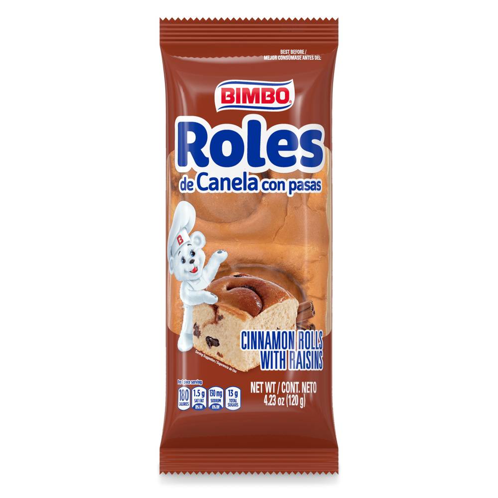 Bimbo Raisins Cinnamon Rolls (4.23 oz)