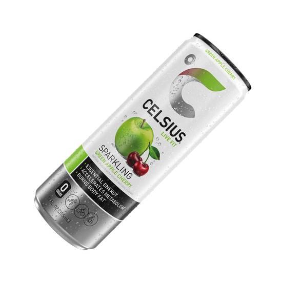 Celsius Sparkling Green Apple Cherry 12oz