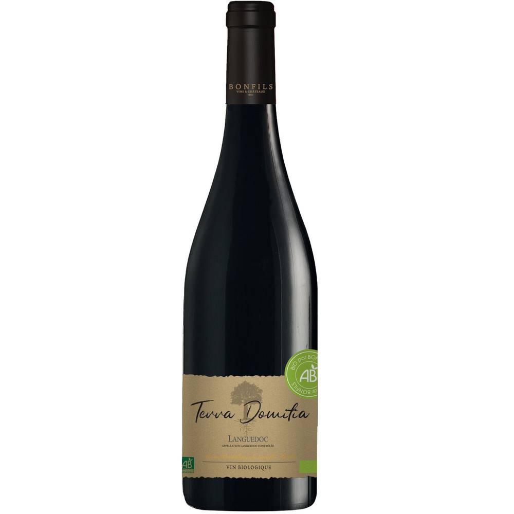 Terra Domitia - Vin rouge Languedoc bio (750 ml)