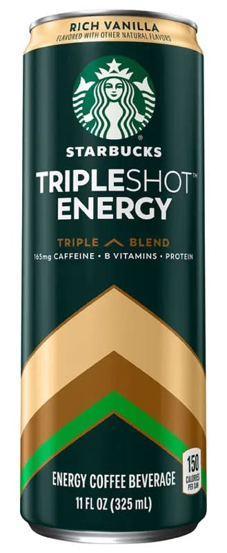 Starbucks Energy Coffee Triple Shot Rich Vanilla