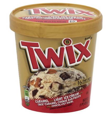 Twix Caramel Ice Cream 10oz Carton