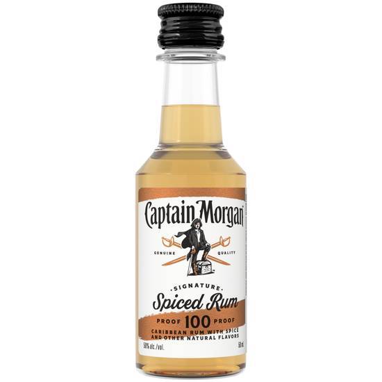 Captain Morgan 100 Proof Spiced Rum (50ml bottle)