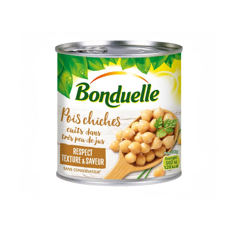 Bonduelle - Pois chiches cuits dans très peu de jus (265g)