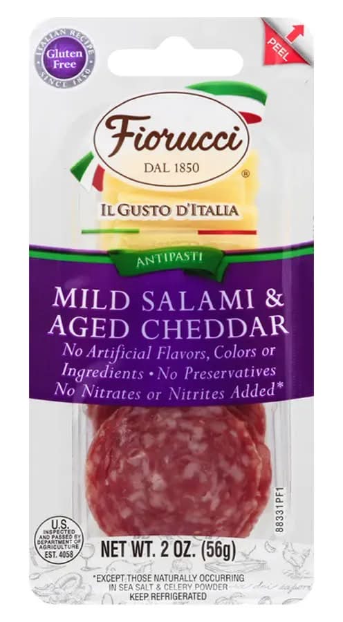 Fiorucci Mild Salami and Aged Cheddar