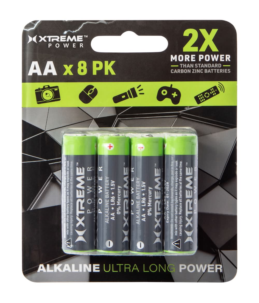 Xtreme Power™ AA Batteries 8-Pack