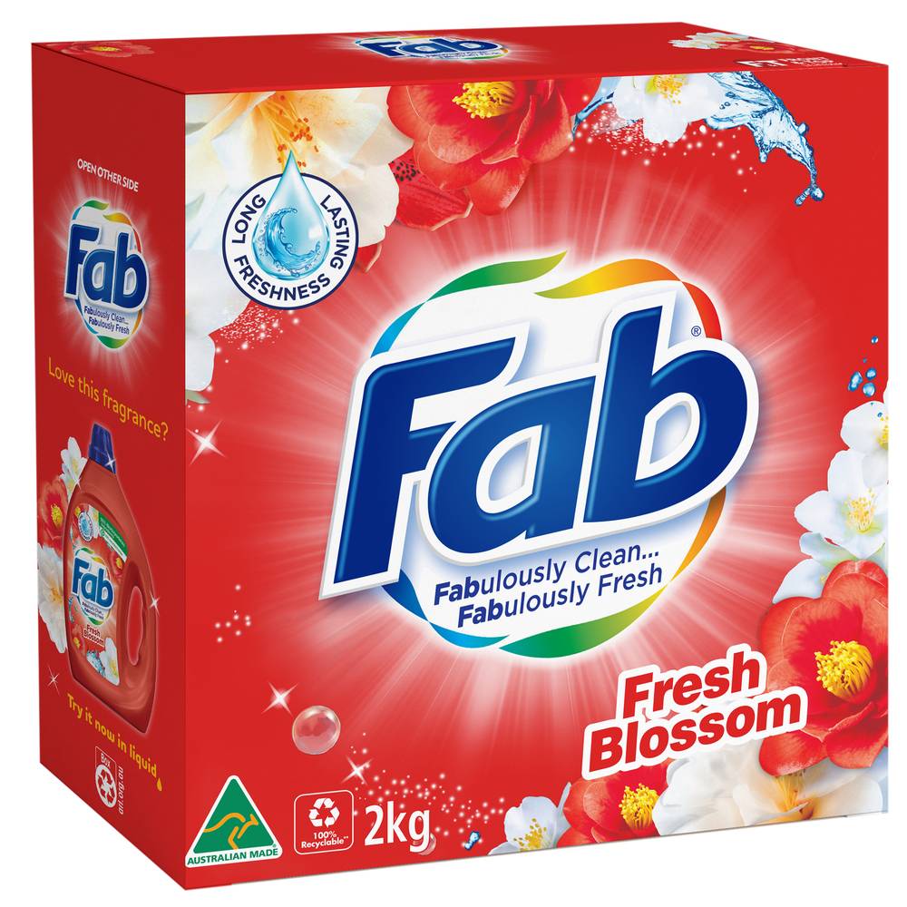 Fab Fresh Blossoms Laundry Detergent Powder Delivery Near Me Order
