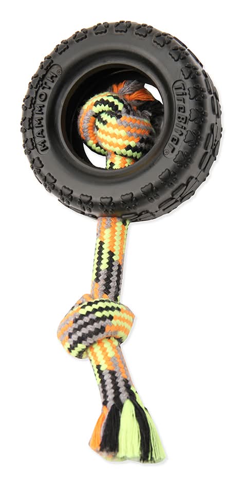 Mammoth TireBiter II With Rope Dog Toy (Small)