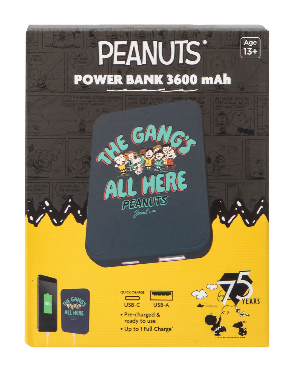 Peanuts® Powerbank 3600MAh The Gang
